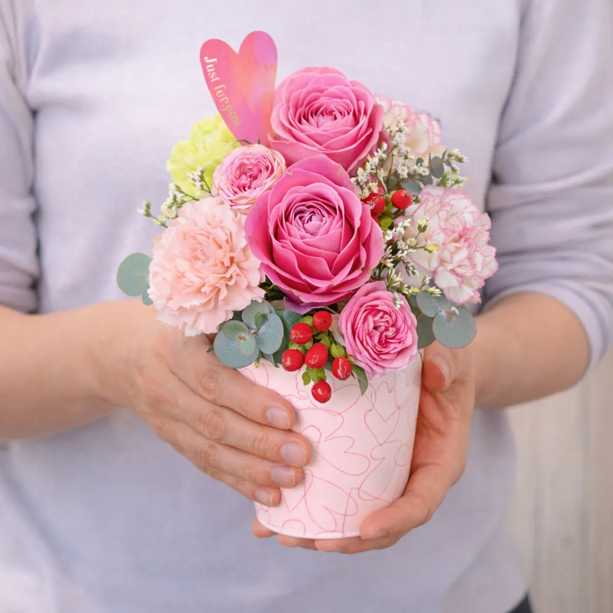 母の日フラワーアレンジメント A-3 アムール