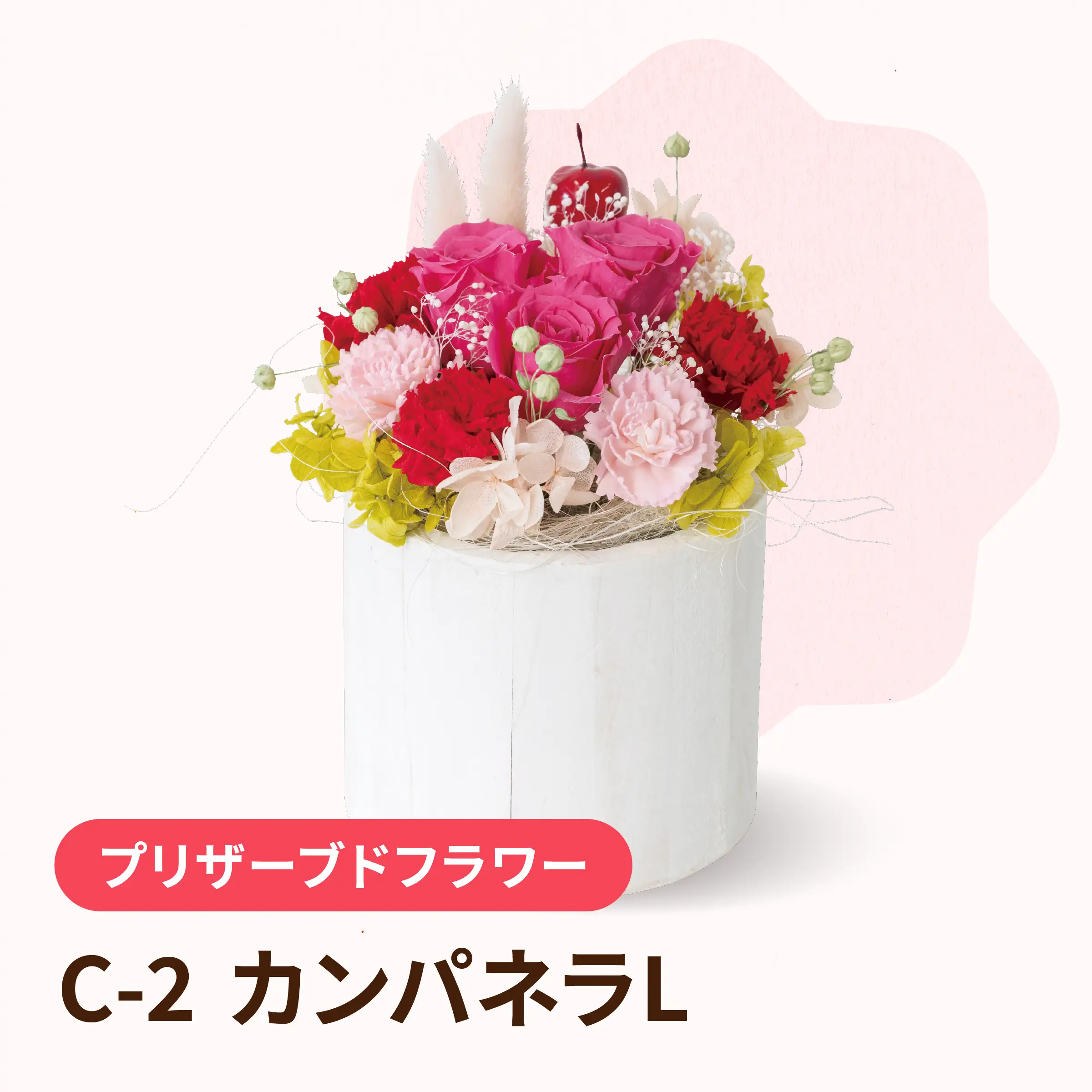 母の日プリザーブドフラワー C-2 カンパネラL