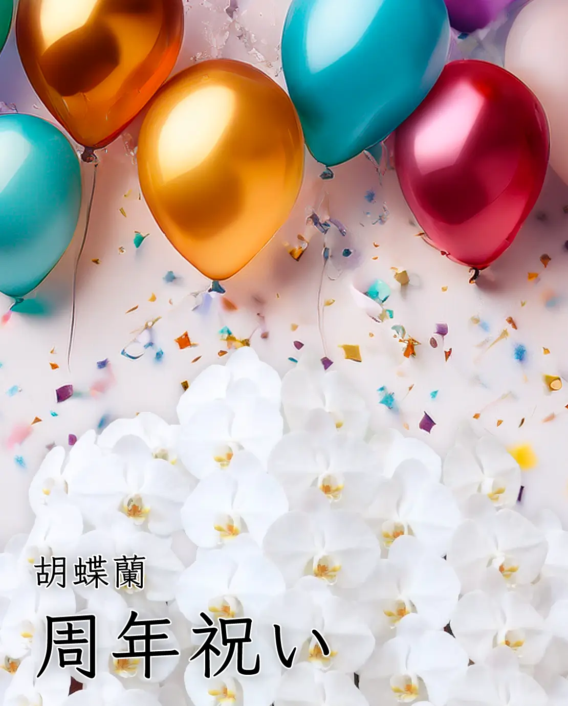 周年祝いにおすすめの胡蝶蘭